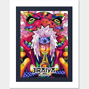 Jiraiya Ero Sennin Posters and Art